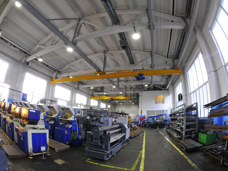 L'atelier de production n°2 d'une superficie totale de plus de 3 000 m² a été reconstruit.