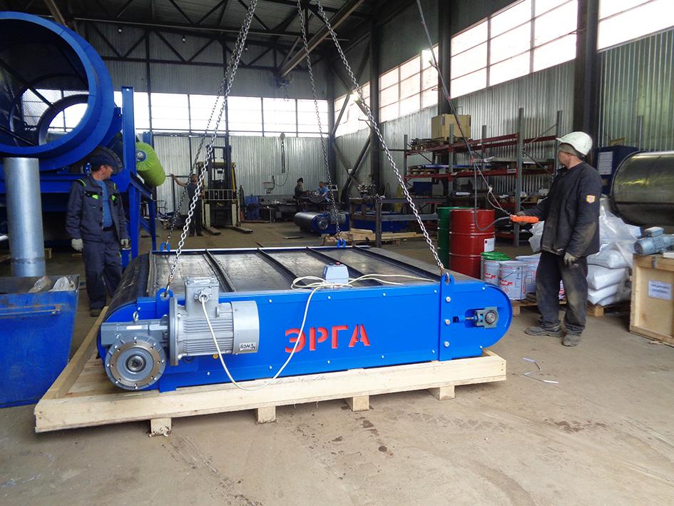 Heavy-duty suspended magnetic separator type ERGA SMPA -TS with magnetic system that has no analogues in the Russian Federation was manufactured