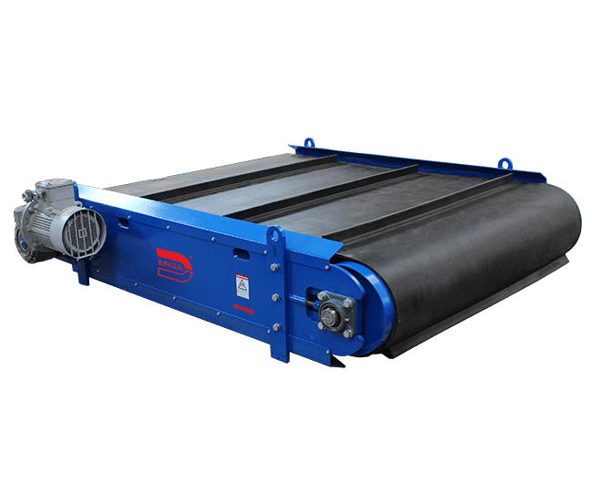 Overbelt self-cleaning magnetic separator for MSW ERGA SuspendMag A