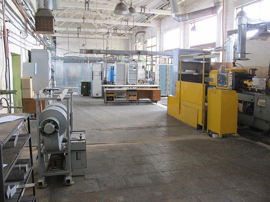 One of the rented buildings was purchased from the glass factory to meet the needs
